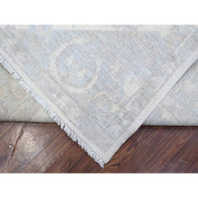 Load image into Gallery viewer, 8&#39;10&quot;x11&#39;7&quot; Egg White, Ziegler Mahal Design White Wash Peshawar, Hand Knotted, Natural Dyes, 100% Wool, Oriental Rug FWR534864