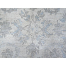 Load image into Gallery viewer, 8&#39;10&quot;x11&#39;7&quot; Egg White, Ziegler Mahal Design White Wash Peshawar, Hand Knotted, Natural Dyes, 100% Wool, Oriental Rug FWR534864