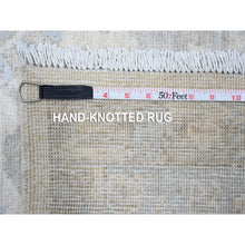 Load image into Gallery viewer, 8&#39;10&quot;x11&#39;7&quot; Egg White, Ziegler Mahal Design White Wash Peshawar, Hand Knotted, Natural Dyes, 100% Wool, Oriental Rug FWR534864