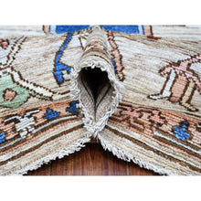 Load image into Gallery viewer, 8&#39;10&quot;x11&#39;9&quot; Chrome Gray, Hand Knotted, Turkish Village Motifs, Large Serrated Central Medallion, Natural Dyes, Soft and Shiny Wool, Oriental Rug FWR534906