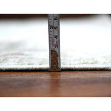 Load image into Gallery viewer, 7&#39;8&quot;x9&#39;10&quot; Reseda Green, Natural Dyes, Wool Weft, Hand Knotted, Afghan Angora Oushak, Soft Pile, Tribal Willow And Cypress Design, Oriental Rug FWR534930