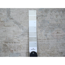 Load image into Gallery viewer, 9&#39;x11&#39;8&quot; Titan White, Afghan Angora Oushak, Hand Knotted With Wool Weft, Vegetable Dyes With Village Floral Elements All Over Design, Oriental Rug FWR535026