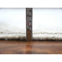 Load image into Gallery viewer, 10&#39;x14&#39;2&quot; Promenade White, Hand Knotted, Organic Wool Moroccan Weave Beni Ourain Geometric Design, Embossed Pile, Tone On Tone, Vegetable Dyes, Oriental Rug FWR535044