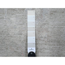 Load image into Gallery viewer, 8&#39;10&quot;x11&#39;5&quot; Pastel Gray, Wool Foundation, Hand Knotted, Afghan Angora Oushak, Natural Dyes, Village Motifs All Over Design, Oriental Rug FWR535584