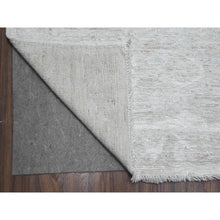 Load image into Gallery viewer, 8&#39;10&quot;x11&#39;6&quot; Huntington White, Wool Weft with Rural All Over Motifs Design, Vegetable Dyes, Hand Knotted, Afghan Angora Oushak, Oriental Rug FWR535608