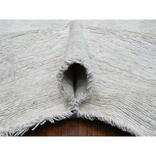 Load image into Gallery viewer, 8&#39;10&quot;x11&#39;6&quot; Huntington White, Wool Weft with Rural All Over Motifs Design, Vegetable Dyes, Hand Knotted, Afghan Angora Oushak, Oriental Rug FWR535608