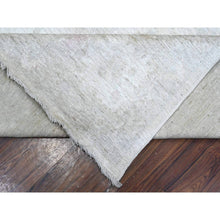 Load image into Gallery viewer, 8&#39;10&quot;x11&#39;6&quot; Huntington White, Wool Weft with Rural All Over Motifs Design, Vegetable Dyes, Hand Knotted, Afghan Angora Oushak, Oriental Rug FWR535608