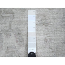 Load image into Gallery viewer, 8&#39;10&quot;x11&#39;6&quot; Huntington White, Wool Weft with Rural All Over Motifs Design, Vegetable Dyes, Hand Knotted, Afghan Angora Oushak, Oriental Rug FWR535608