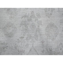Load image into Gallery viewer, 8&#39;10&quot;x11&#39;6&quot; Huntington White, Wool Weft with Rural All Over Motifs Design, Vegetable Dyes, Hand Knotted, Afghan Angora Oushak, Oriental Rug FWR535608