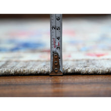 Load image into Gallery viewer, 8&#39;10&quot;x11&#39;7&quot; Perfect Gray, Wool Foundation, All Over Colorful Rural Elements, Afghan Natural Dyes, Hand Knotted Soft Pile, Angora Oushak, Oriental Rug FWR535614