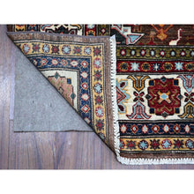 Load image into Gallery viewer, 6&#39;x8&#39;10&quot; Sepia Brown, Vegetable Dyes Hand Knotted, Velvety Wool, Afghan Geometric Pattern All Over Super Kazak Oriental Rug FWR535800