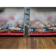 Load image into Gallery viewer, 2&#39;9&quot;x4&#39;1&quot; Burnt Umber Red, Afghan Super Kazak with Tribal Medallions Design, Natural Dyes, Pure Wool Hand Knotted, Oriental Rug FWR536610