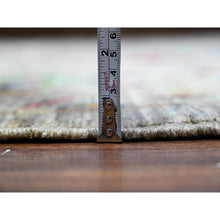 Load image into Gallery viewer, 10&#39;x13&#39;8&quot; Storm Gray, Hand Knotted Afghan Sultani All Over Floral Pattern, Soft And Vibrant Wool, Natural Dyes Oriental Rug FWR536682