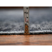 Load image into Gallery viewer, 9&#39;8&quot;x12&#39;6&quot; Agreeable Gray, Distressed Look Worn Wool, Professionally Secured Ends, Hand Knotted, Vintage Persian Kerman, Clean And Soft, Cropped Thin, Oriental Rug FWR536712