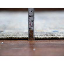 Load image into Gallery viewer, 10&#39;x14&#39;3&quot; Tin Foil Gray, Fine Aryana With Natural Dyes, 100% Wool, Hand Knotted, 14th Century Mamluk Dynasty Pattern, Oriental Rug FWR536898