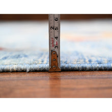 Load image into Gallery viewer, 9&#39;2&quot;x12&#39; Glaucous Blue, Kites In The Sky, Peshawar, Natural Wool, Borderless Hand Knotted, Oriental Rug FWR536904
