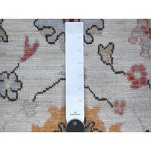 Load image into Gallery viewer, 3&#39;x4&#39;10&quot; Lexicon White, Village Medallions All Over Design, Hand Knotted, Natural Dyes, Angora Oushak, Wool Weft, Oriental Rug FWR537090