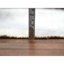 Load image into Gallery viewer, 11&#39;4&quot;x15&#39;5&quot; Smoke White, Wool Weft, Hand Knotted, White Wash Afghan Angora Oushak, All Over Rural Flower And Leaf Pattern, Xl Oriental Rug FWR537510