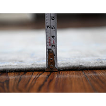 Load image into Gallery viewer, 2&#39;6&quot;x15&#39;3&quot; Echo Gray, Afghan Angora Oushak, Soft Wool Foundation, Hand Knotted, Natural Dyes With Tribal Medallions All Over Design, Xl Runner Oriental Rug FWR537576
