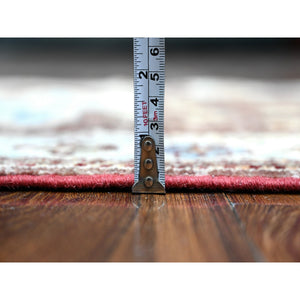 2'6"x19'5" Brown Stone, Soft And Velvety Wool, Afghan Super Kazak With Large Tribal And Geometric Design, Hand Knotted Vegetable Dyes, Xl Runner Oriental Rug FWR537696