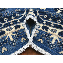 Load image into Gallery viewer, 9&#39;2&quot;x11&#39;6&quot; Blue Yonder, Vegetable Dyes, Soft Wool, Fine Peshawar With All Over Mahal Design, Hand Knotted, Oriental Rug FWR537984