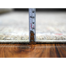 Load image into Gallery viewer, 6&#39;1&quot;x8&#39;10&quot; Nickel Gray, Fine Aryana With Pre Historic 14th Century Influence Mamluk Design, Organic Wool, Hand Knotted Vegetable Dyes, Oriental Rug FWR538242