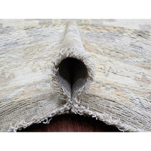 Load image into Gallery viewer, 14&#39;x23&#39;3&quot; Mocha Brown, 100% Wool, Afghan Angora Oushak With Large Leaf Design, Vegetable Dyes, Hand Knotted, Oversized, Oriental Rug FWR538440