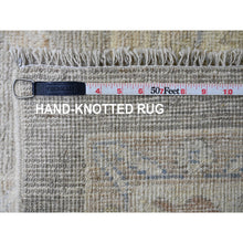 Load image into Gallery viewer, 14&#39;x23&#39;3&quot; Mocha Brown, 100% Wool, Afghan Angora Oushak With Large Leaf Design, Vegetable Dyes, Hand Knotted, Oversized, Oriental Rug FWR538440