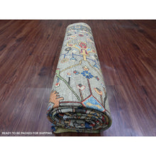 Load image into Gallery viewer, 8&#39;9&quot;x12&#39; Nevada Gray, Peshawar with Bijar Garus Design, Aryana Grade, Hand Knotted, Vegetable Dyes, Densely Woven, High Mountain Wool, Oriental Rug FWR538476