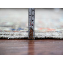 Load image into Gallery viewer, 8&#39;9&quot;x12&#39; Nevada Gray, Peshawar with Bijar Garus Design, Aryana Grade, Hand Knotted, Vegetable Dyes, Densely Woven, High Mountain Wool, Oriental Rug FWR538476