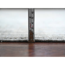 Load image into Gallery viewer, 10&#39;4&quot;x13&#39;9&quot; Spanish Gray, Afghan Angora Oushak with All Over Leaf Design, Natural Dyes, Pure Wool, Hand Knotted, Oriental Rug FWR538530