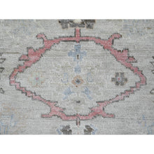 Load image into Gallery viewer, 8&#39;2&quot;x9&#39;8&quot; Beaver Brown, Leaf Design, Afghan Angora Oushak, Natural Dyes, Pure Wool, Hand Knotted, Oriental Rug FWR538560