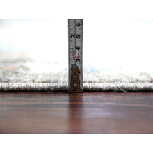 Load image into Gallery viewer, 10&#39;x13&#39;7&quot; Cedar Brown, Pure Wool, Afghan Angora Oushak With Colorful Leaf Design, Vegetable Dyes, Hand Knotted, Oriental Rug FWR538680