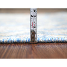 Load image into Gallery viewer, 2&#39;7&quot;x25&#39;8&quot; Ruddy Blue, Hand Knotted, Afghan Peshawar with Birds of Paradise Design, Natural Dyes, 100% Soft Wool, XL Runner, Oriental Rug FWR538764