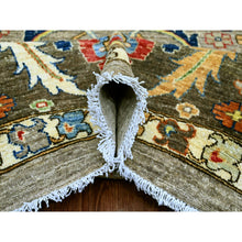 Load image into Gallery viewer, 10&#39;x13&#39;4&quot; Stone Gray, Aryana Grade, Peshawar With Heriz All Over Design, Colorful, High Mountain Wool, Densely Woven, Hand Knotted, Vegetable Dyes, Oriental Rug FWR538788