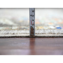 Load image into Gallery viewer, 10&#39;x13&#39;4&quot; Stone Gray, Aryana Grade, Peshawar With Heriz All Over Design, Colorful, High Mountain Wool, Densely Woven, Hand Knotted, Vegetable Dyes, Oriental Rug FWR538788