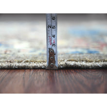 Load image into Gallery viewer, 3&#39;2&quot;x11&#39;8&quot; Cedar Brown, Aryana Grade, Afghan Peshawar With Heriz All Over Design, High Mountain Wool, Hand Knotted, Runner, Oriental Rug FWR538902