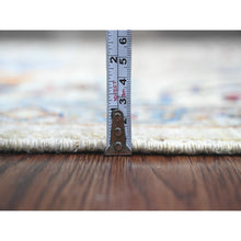 Load image into Gallery viewer, 3&#39;1&quot;x10&#39; Chiffon White, Peshawar with Bijar Garus Design, Aryana Collection, Hand Knotted, Vegetable Dyes, High Mountain Wool, Densely Woven, Runner, Oriental Rug FWR539010