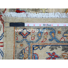 Load image into Gallery viewer, 3&#39;1&quot;x10&#39; Chiffon White, Peshawar With Bijar Garus Design, Aryana Collection, Hand Knotted, Vegetable Dyes, High Mountain Wool, Densely Woven, Runner, Oriental Rug FWR539010