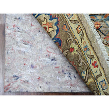 Load image into Gallery viewer, 6&#39;x6&#39; Sonic Gray, Peshawar with Bijar Garus Design, Aryana Grade, Hand Knotted, Vegetable Dyes, Densely Woven, High Mountain Wool, Round, Oriental Rug FWR539052