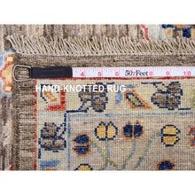 Load image into Gallery viewer, 6&#39;x9&#39;1&quot; Mocha Brown, Afghan Peshawar With Karajeh Design, Geometric Medallions, Aryana Collection, Hand Knotted, High Mountain Wool, Oriental Rug FWR539058