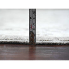 Load image into Gallery viewer, 9&#39;x11&#39;9&quot; Coffee Brown, Afghan Angora Oushak With All Over Leaf Design, Hand Knotted, Vegetable Dyes, 100% Wool, Oriental Rug FWR539202