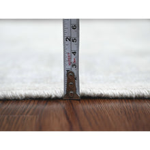 Load image into Gallery viewer, 2&#39;8&quot;x19&#39;5&quot; Pearl White, Afghan Angora Oushak With Large Leaf Motifs, Hand Knotted, Veggie Dyes, 100% Wool, Xl Runner, Oriental Rug FWR539436