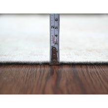 Load image into Gallery viewer, 2&#39;10&quot;x19&#39; Lace White, Afghan Angora Oushak With Soft Color Leaf Design, Natural Dyes, 100% Wool, Hand Knotted, Xl Runner, Oriental Rug FWR539442