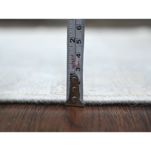Load image into Gallery viewer, 2&#39;8&quot;x7&#39;10&quot; Vista White, Hand Knotted, Afghan Angora Oushak with All Over Design, Pure Wool, Natural Dyes, Runner, Oriental Rug FWR539538