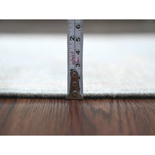 Load image into Gallery viewer, Stone Blue, 100% Wool, Afghan Angora Oushak With All Over Leaf Design, Vegetable Dyes, Hand Knotted, Xl Runner, Oriental Rug FWR539610