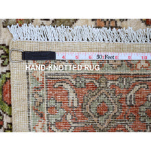 Load image into Gallery viewer, 4&#39;8&quot;x6&#39;4&quot; Rust Red, Lamani Collection with Large Flower Motifs, 100% Wool, 300 KPSI, Hand Knotted, Oriental Rug FWR453900