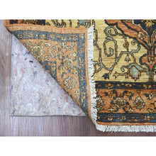 Load image into Gallery viewer, 4&#39;1&quot;x6&#39; Squash Orange, Aryana Grade, Peshawar With Fereghan Sarouk Design, Vegetable Dyes, High Mountain Wool, Hand Knotted, Oriental Rug FWR539844