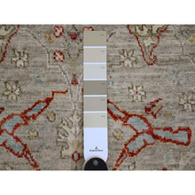 Load image into Gallery viewer, 3&#39;x11&#39;8&quot; Dark Vanilla Brown, Peshawar With Bijar Garus Design, High Mountain Wool, Hand Knotted, Vegetable Dyes, Densely Woven, Runner, Oriental Rug FWR539940