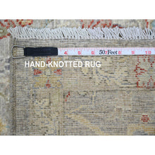 Load image into Gallery viewer, 3&#39;x11&#39;8&quot; Dark Vanilla Brown, Peshawar With Bijar Garus Design, High Mountain Wool, Hand Knotted, Vegetable Dyes, Densely Woven, Runner, Oriental Rug FWR539940
